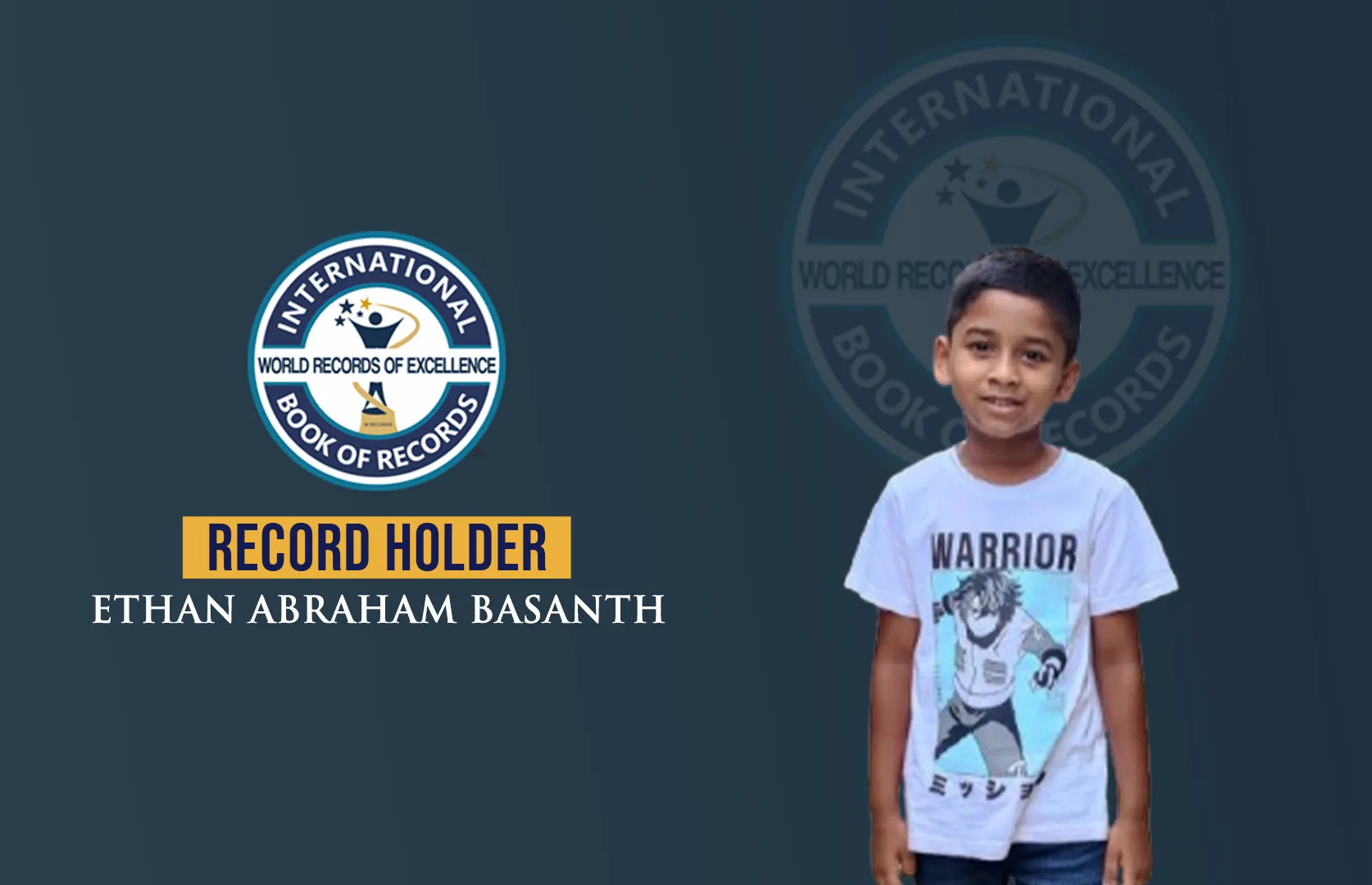 FASTEST TO IDENTIFY AND RECITE NAMES OF 150 COUNTRY FLAGS (KID)