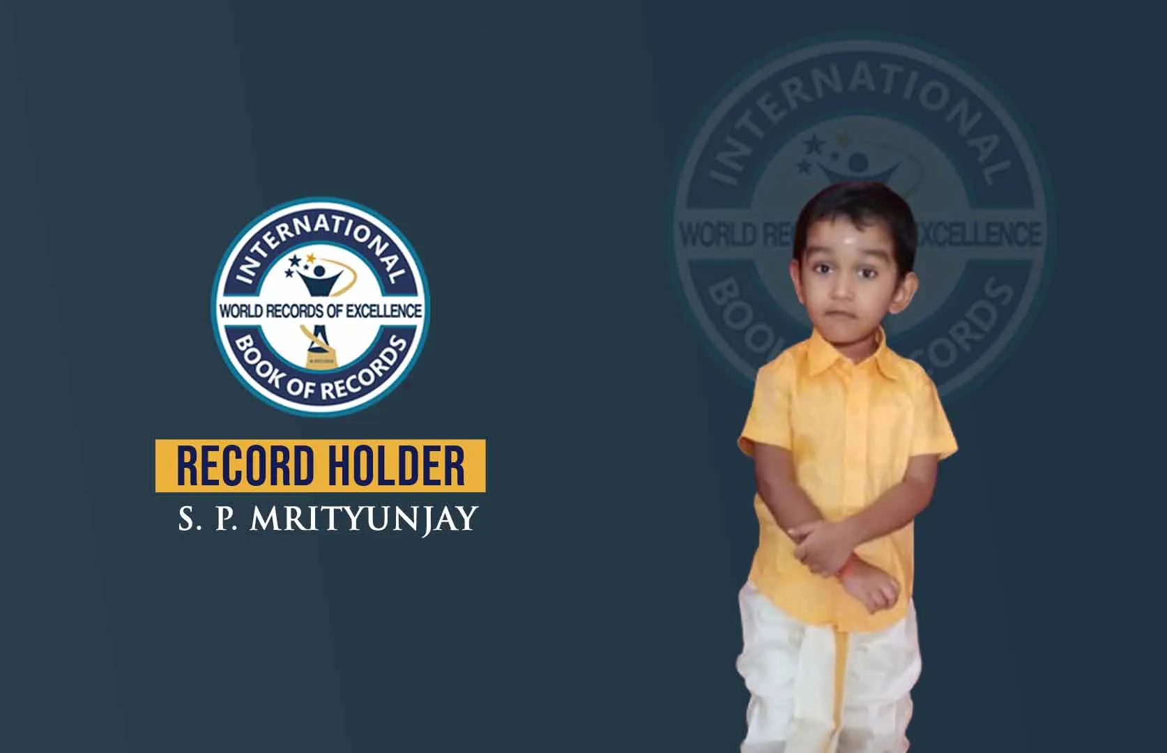 YOUNGEST TO RECITE 15 MANTRAS IN A SHORT TIME