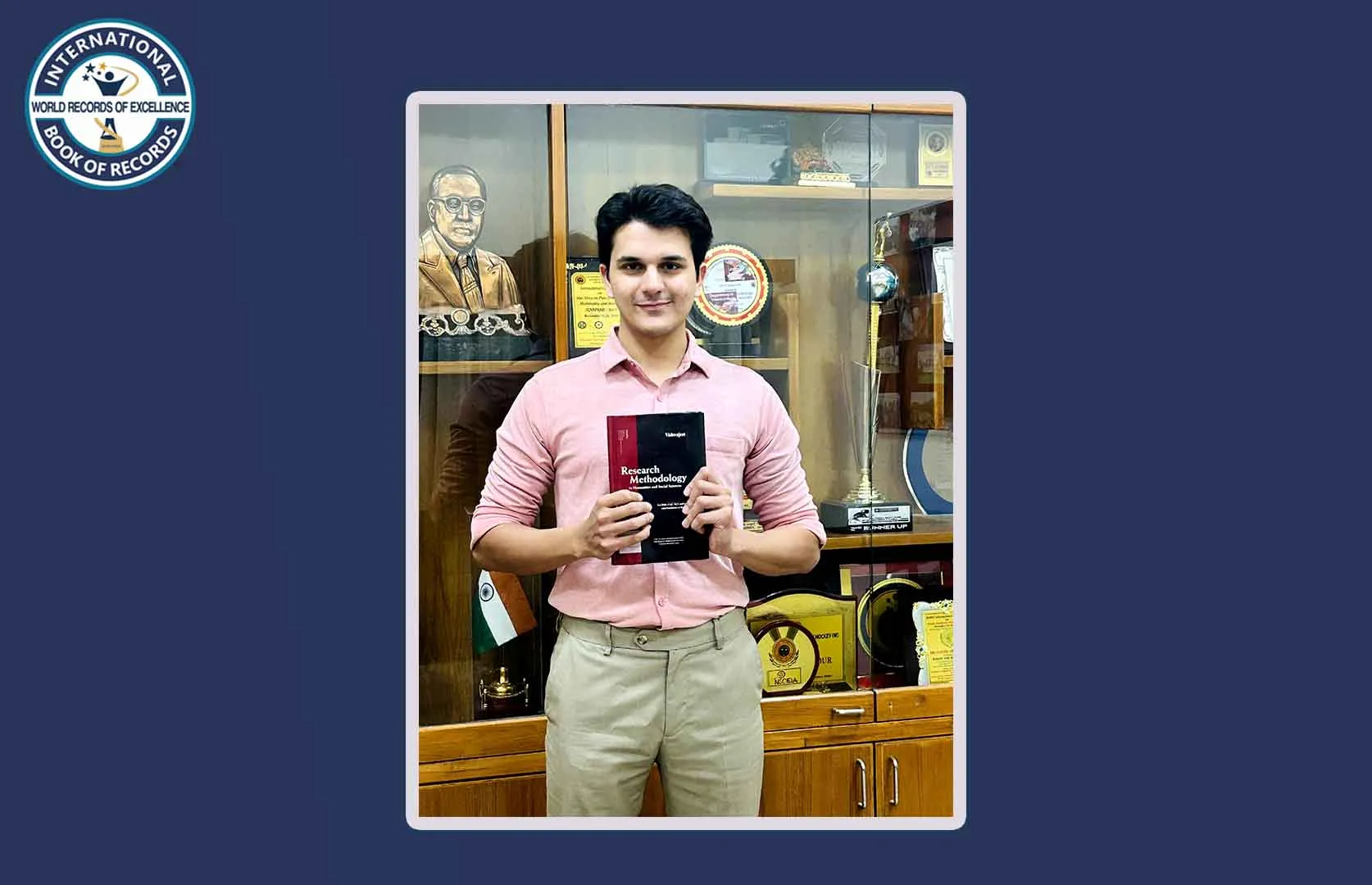 YOUNGEST AUTHOR TO PUBLISH A BOOK ON RESEARCH