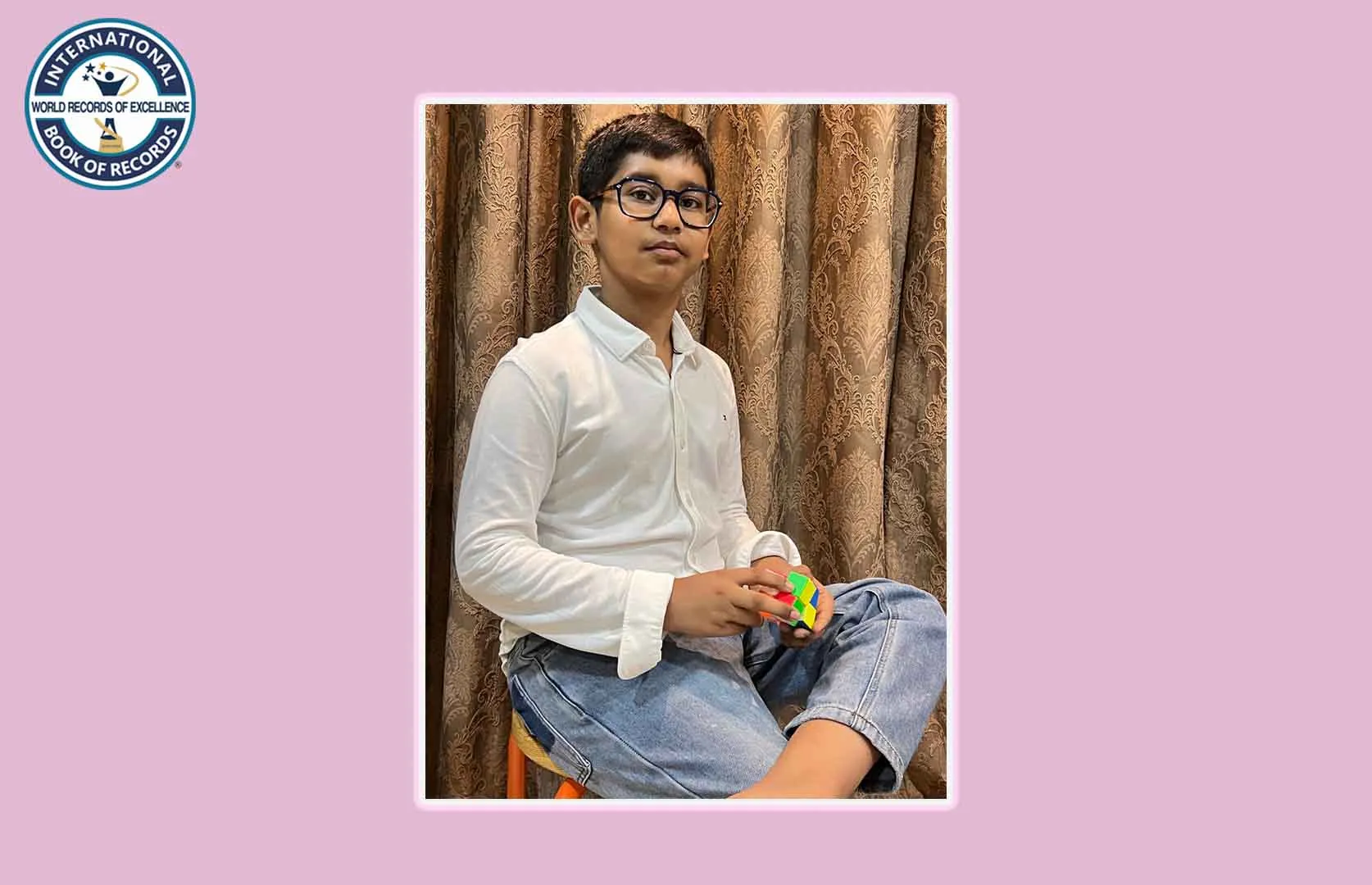 YOUNGEST TO SOLVE 2X2 RUBIK'S CUBE BLINDFOLDEDLY IN A SHORT TIME