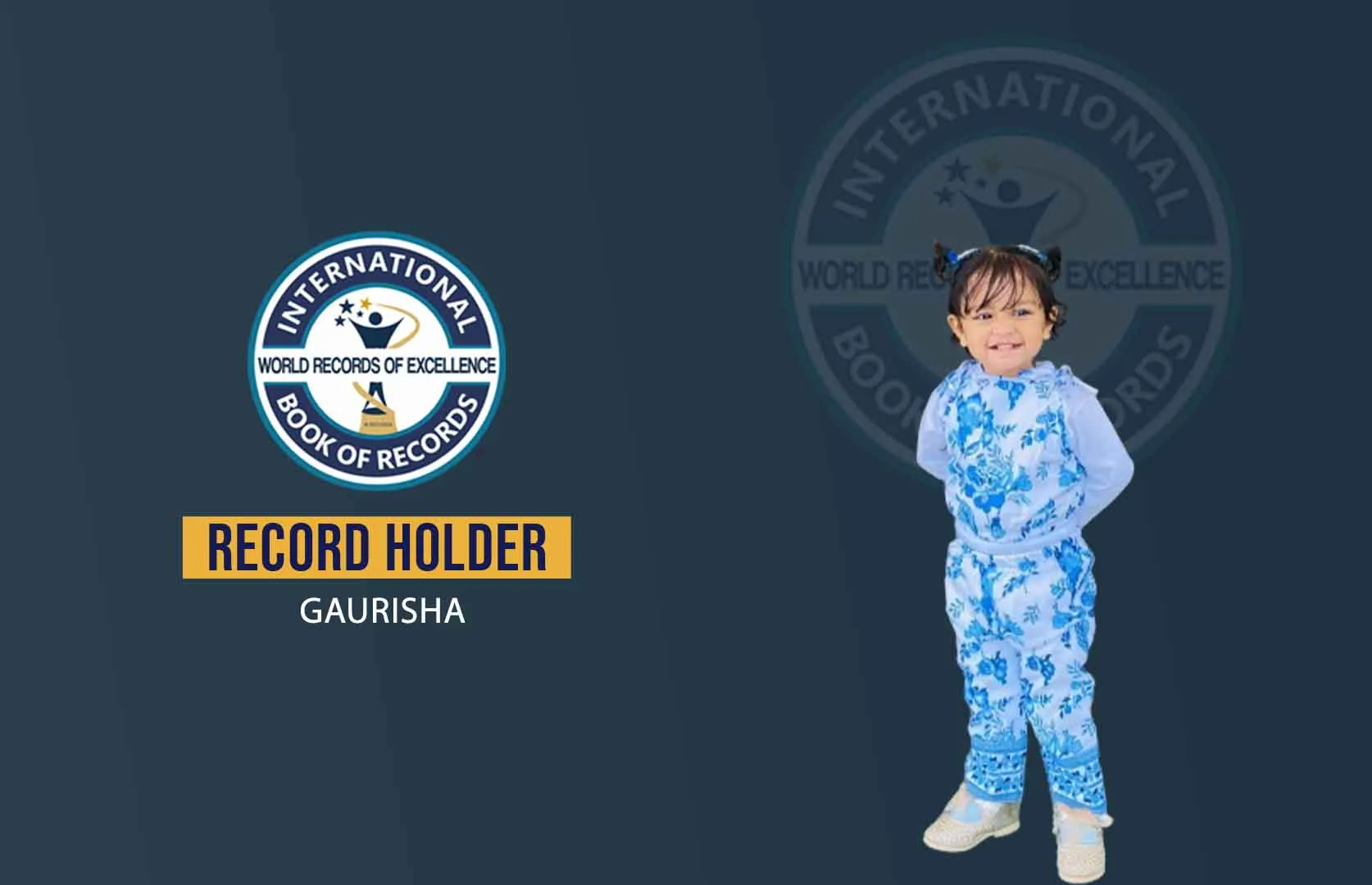 FASTEST RECITATION OF 1 TO 10 COUNTING BY A TODDLER