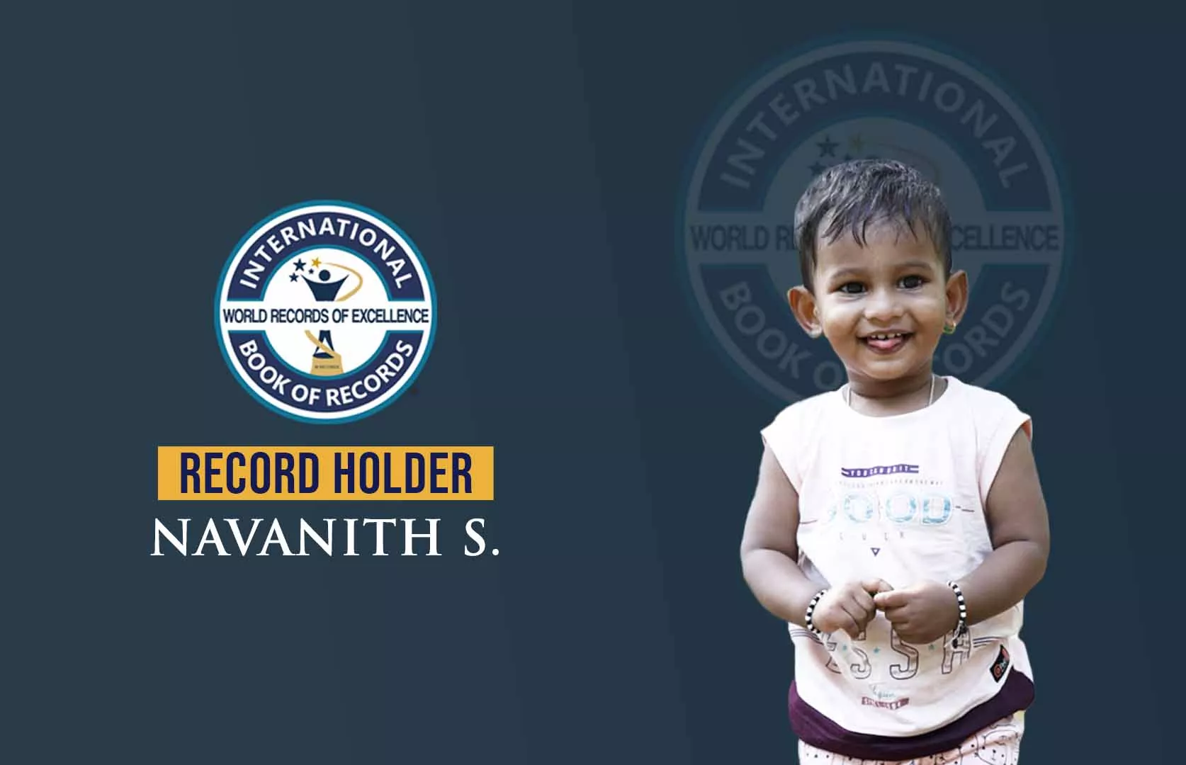 FASTEST TO COVER 1 KM DISTANCE ON FOOT BY A TODDLER