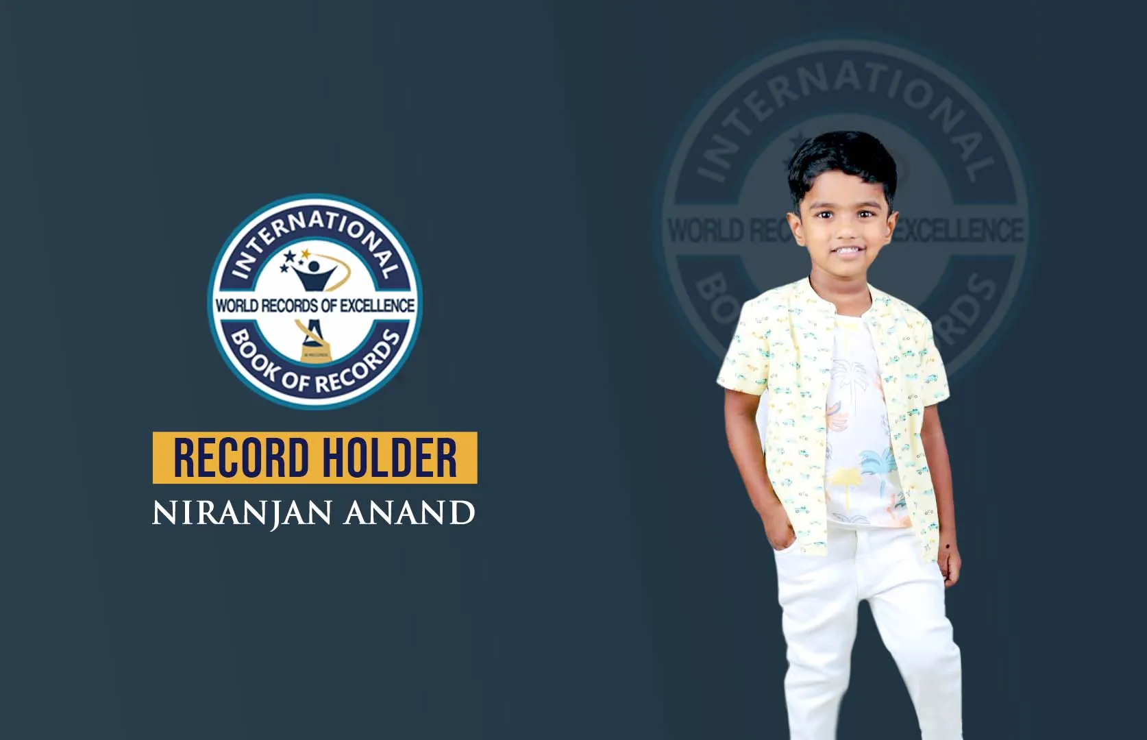 FASTEST TO IDENTIFY AND RECITE 100 WORLD FAMOUS PERSONALITIES (PRESCHOOLER)