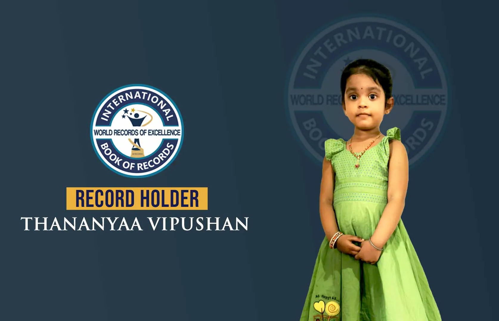 YOUNGEST TO SING NATIONAL ANTHEM OF SRI LANKA