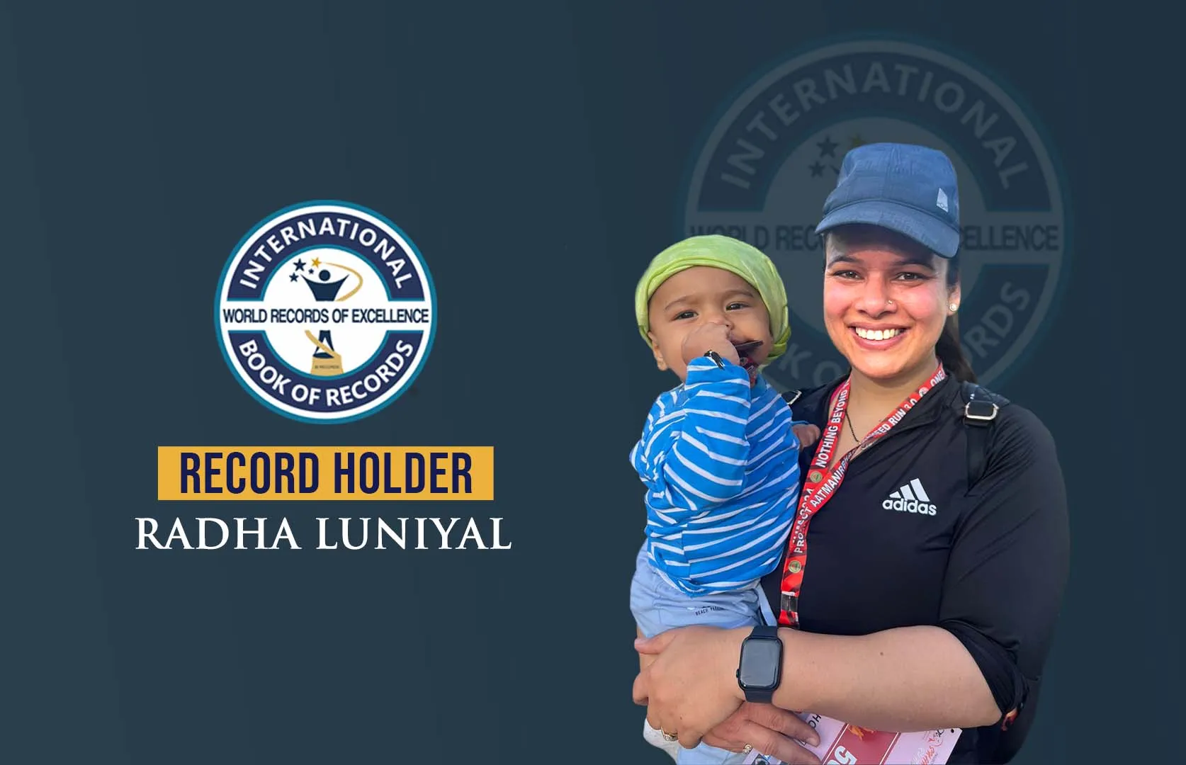 FASTEST 5 KM RUN WHILE CARRYING ONE-YEAR OLD CHILD