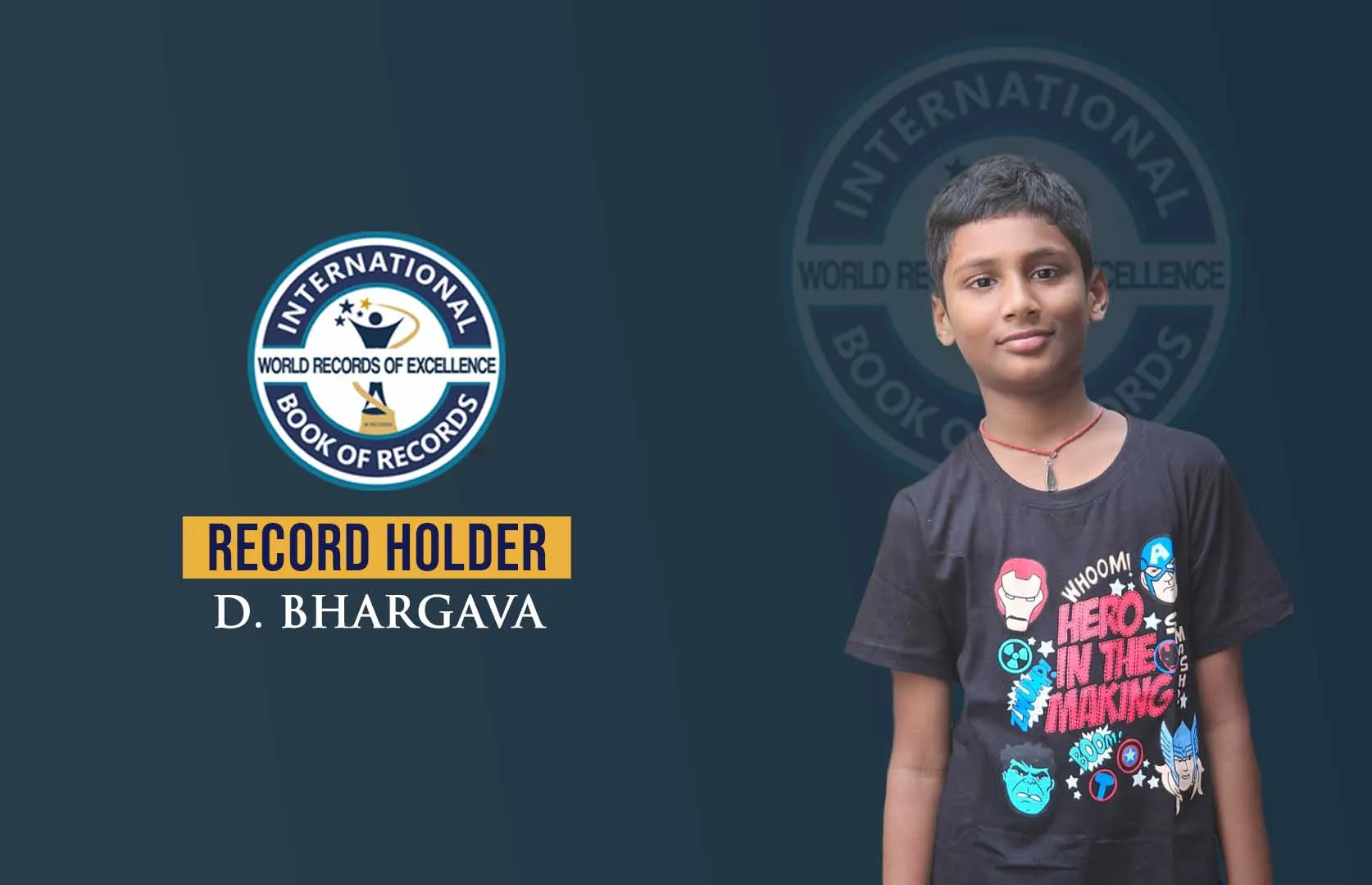 YOUNGEST TO WRITE AND RECITE PERIODIC TABLE