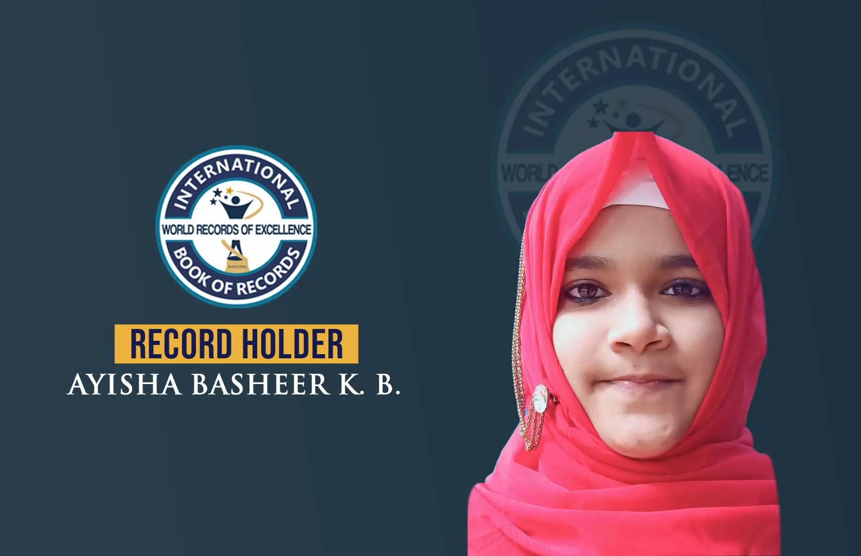 LONGEST WORD RECITED BY A TEENAGER