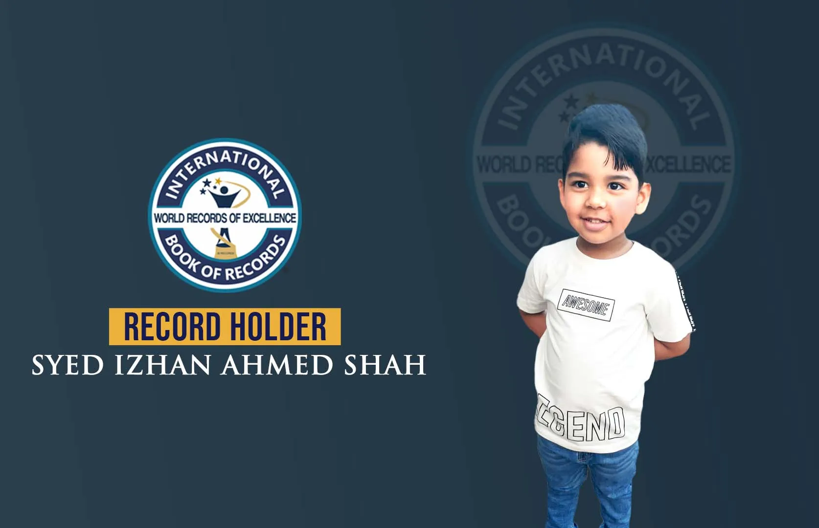 YOUNGEST TO IDENTIFY 250 FLAGS AND RECITE THEIR NAMES IN A SHORT TIME