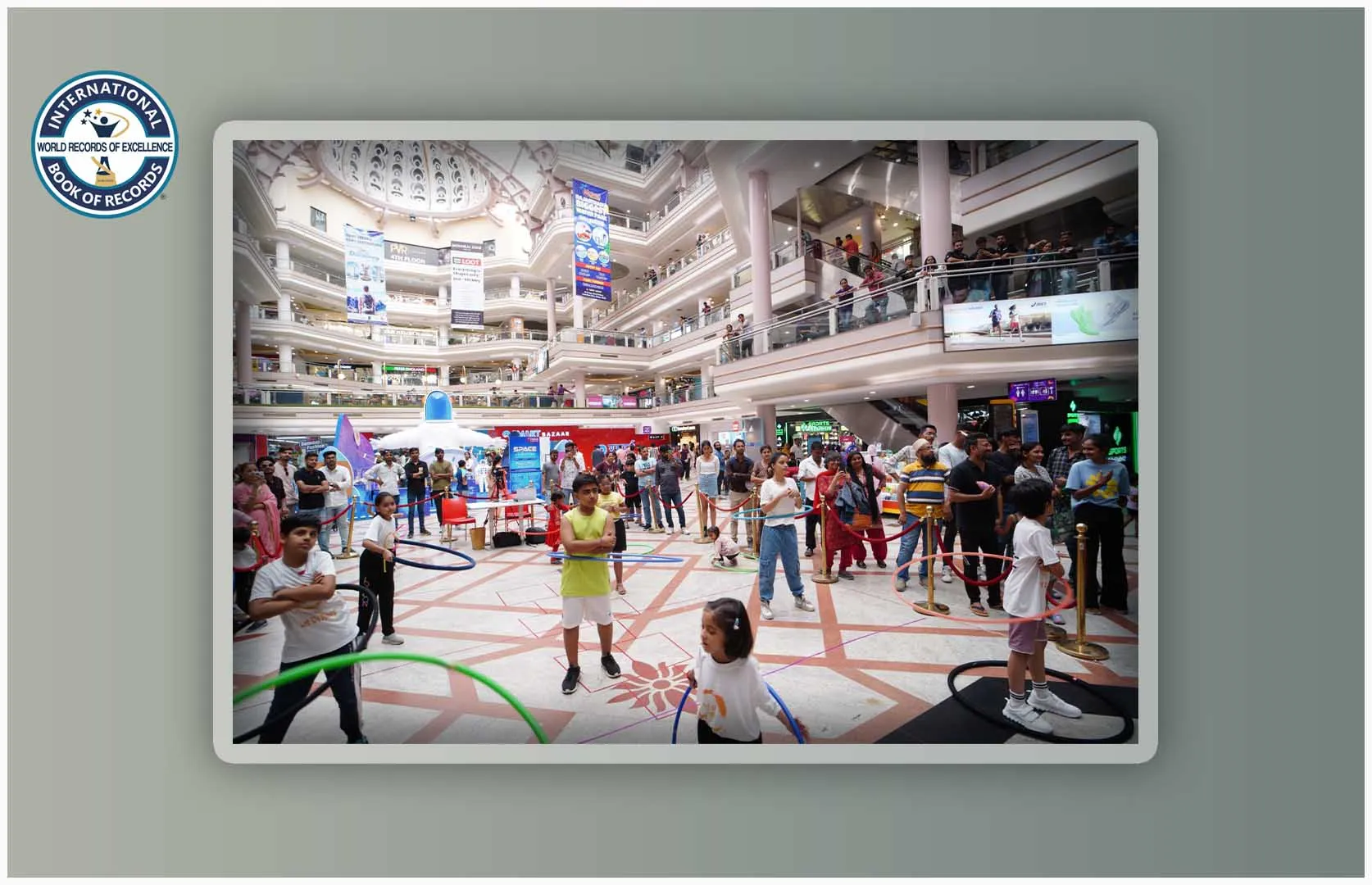 MAXIMUM STUDENTS PERFORM HULA HOOP RELAY FOR 24 HOURS (GROUP)