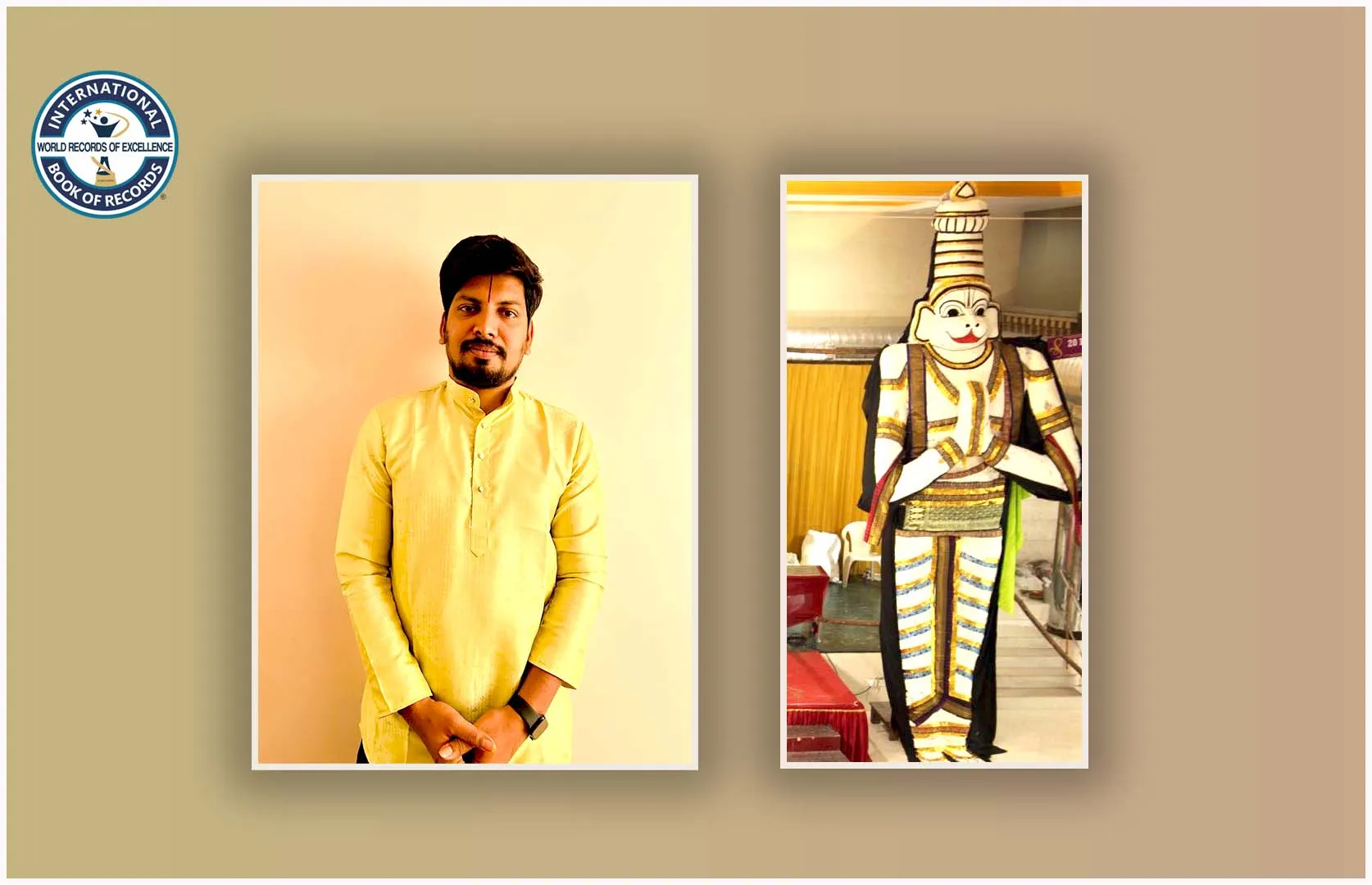 BIGGEST IDOL OF SHRI HANUMAN MADE USING 100 KG WHITE BUTTER