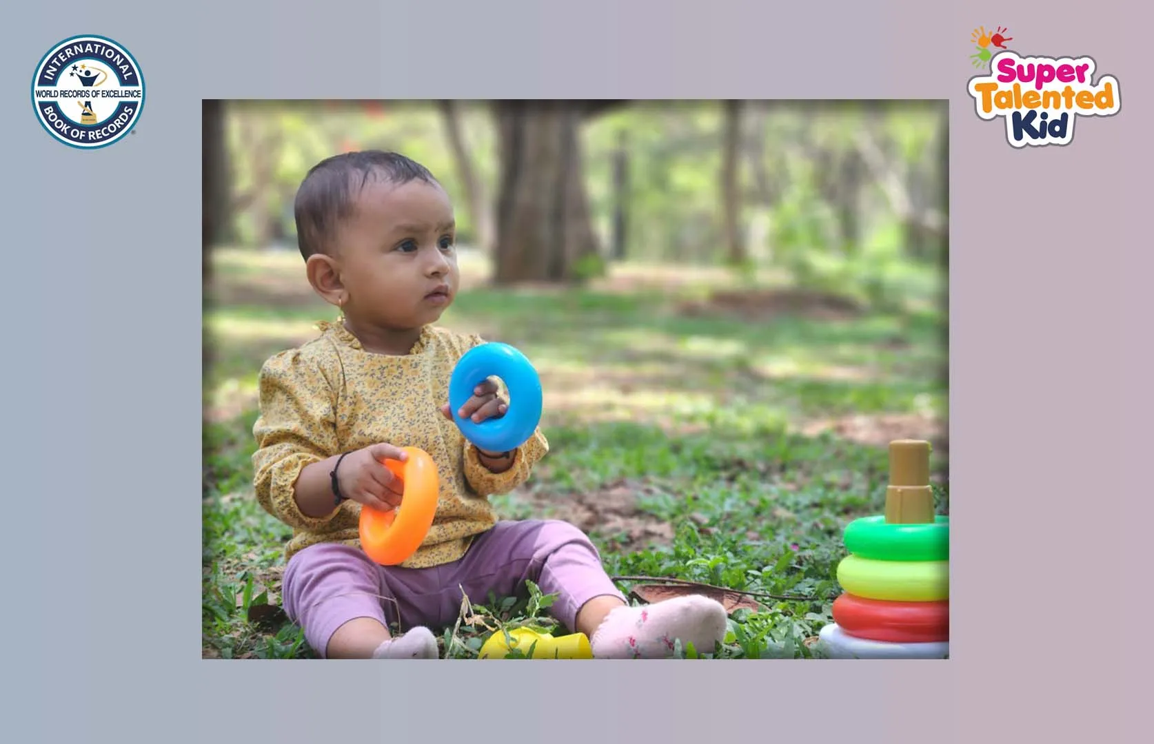 A MULTITALENTED TODDLER