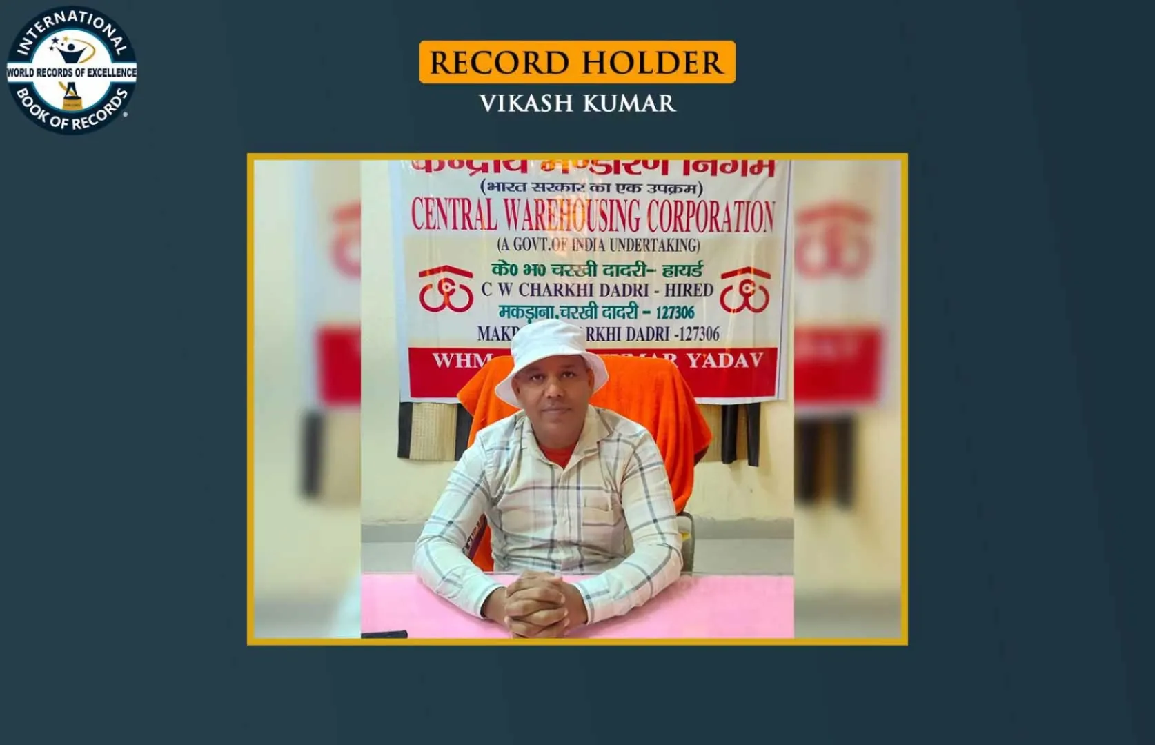 LONGEST TIME TO FLOAT ON WATER WITH POLIOMYELITIS CONDITION